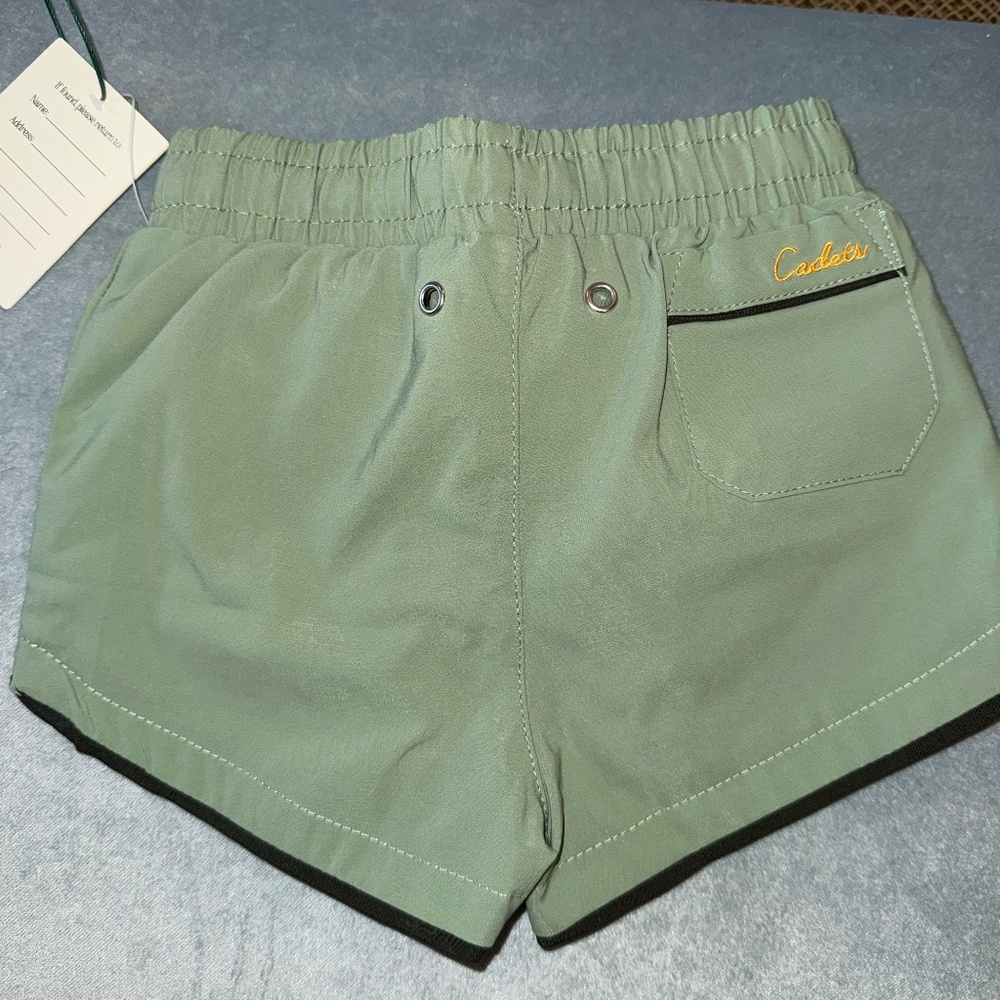 Cadets Cabana Swim Shorts in Green SZ 2/3 NWT